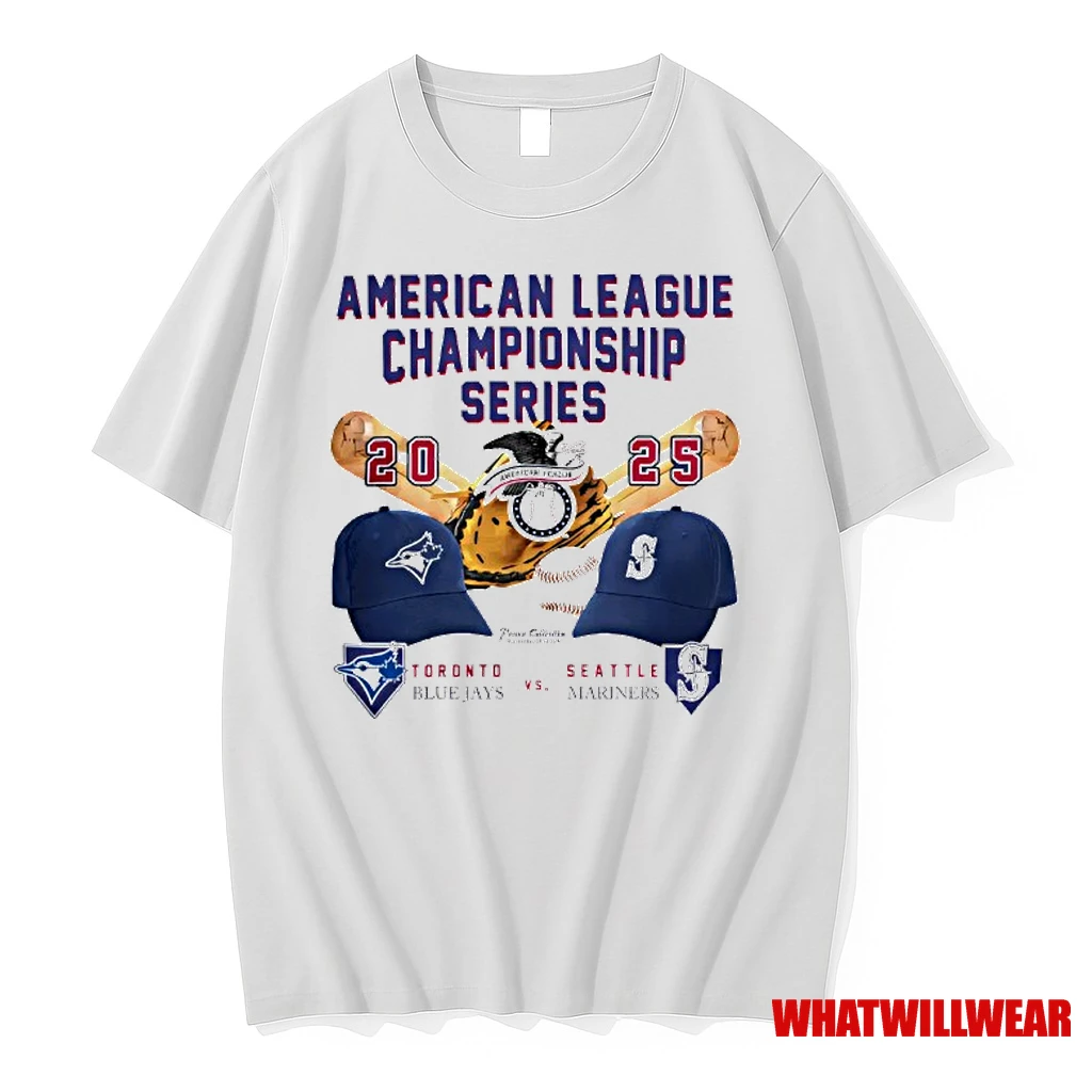 Toronto Blue Jays Vs Seattle Mariners American League Championship Series 2025 Shirts