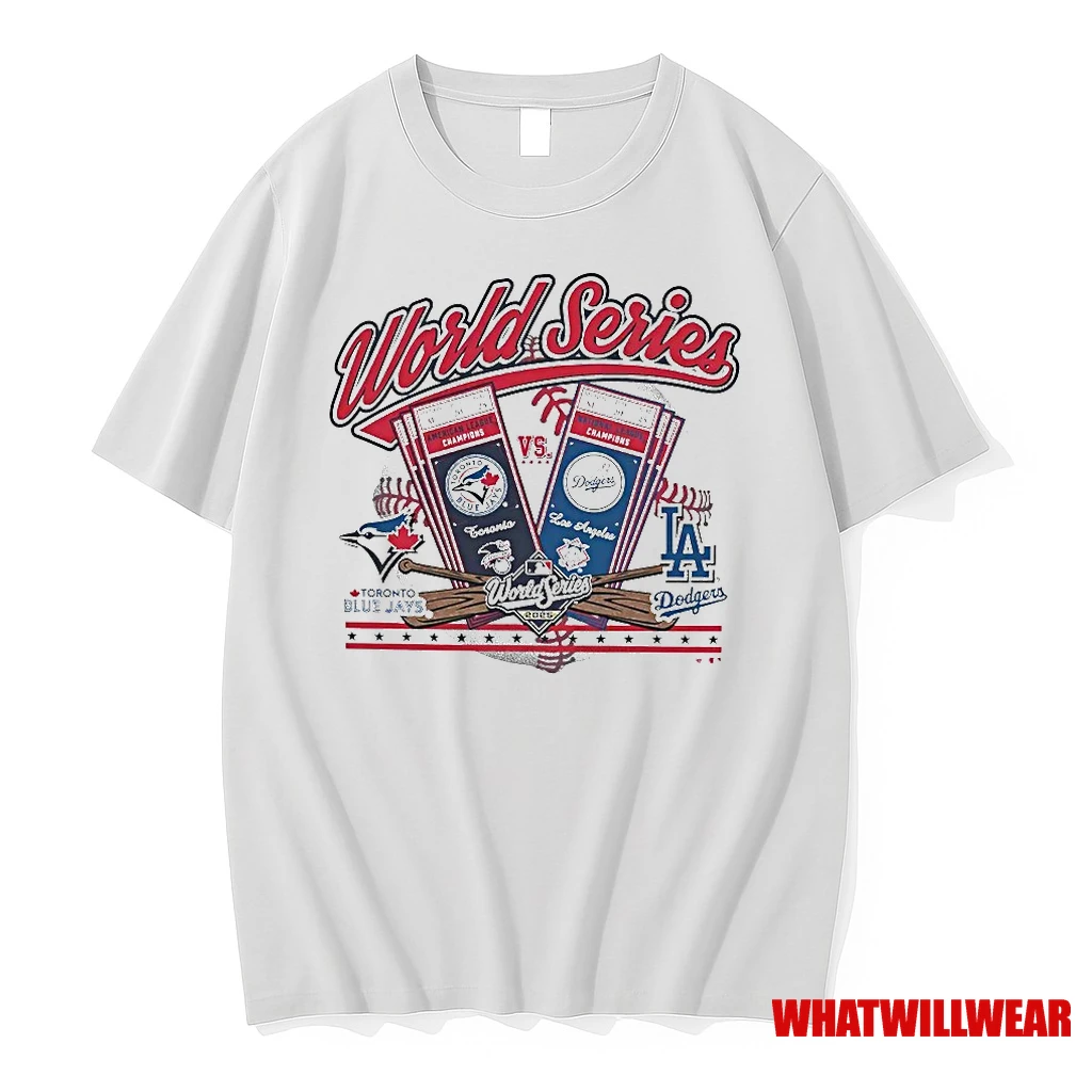 Toronto Blue Jays Vs Los Angeles Dodgers 2025 World Series Bound Dueling Shirts