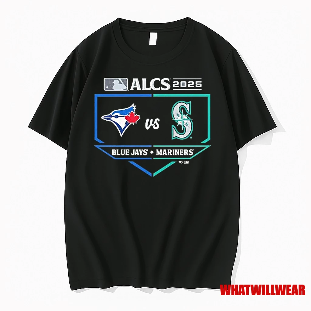 Toronto Blue Jays Vs Seattle Mariners 2025 American League Championship Series Matchup Shirts