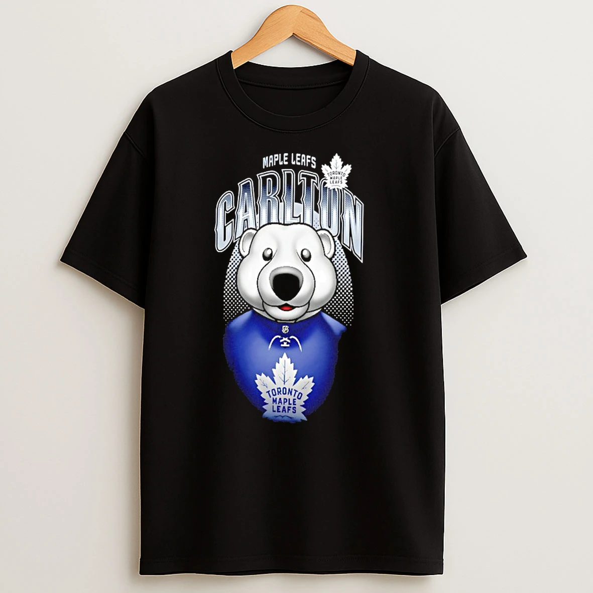Toronto Maple Leafs Carlton The Bear Mascot Highlight T Shirts