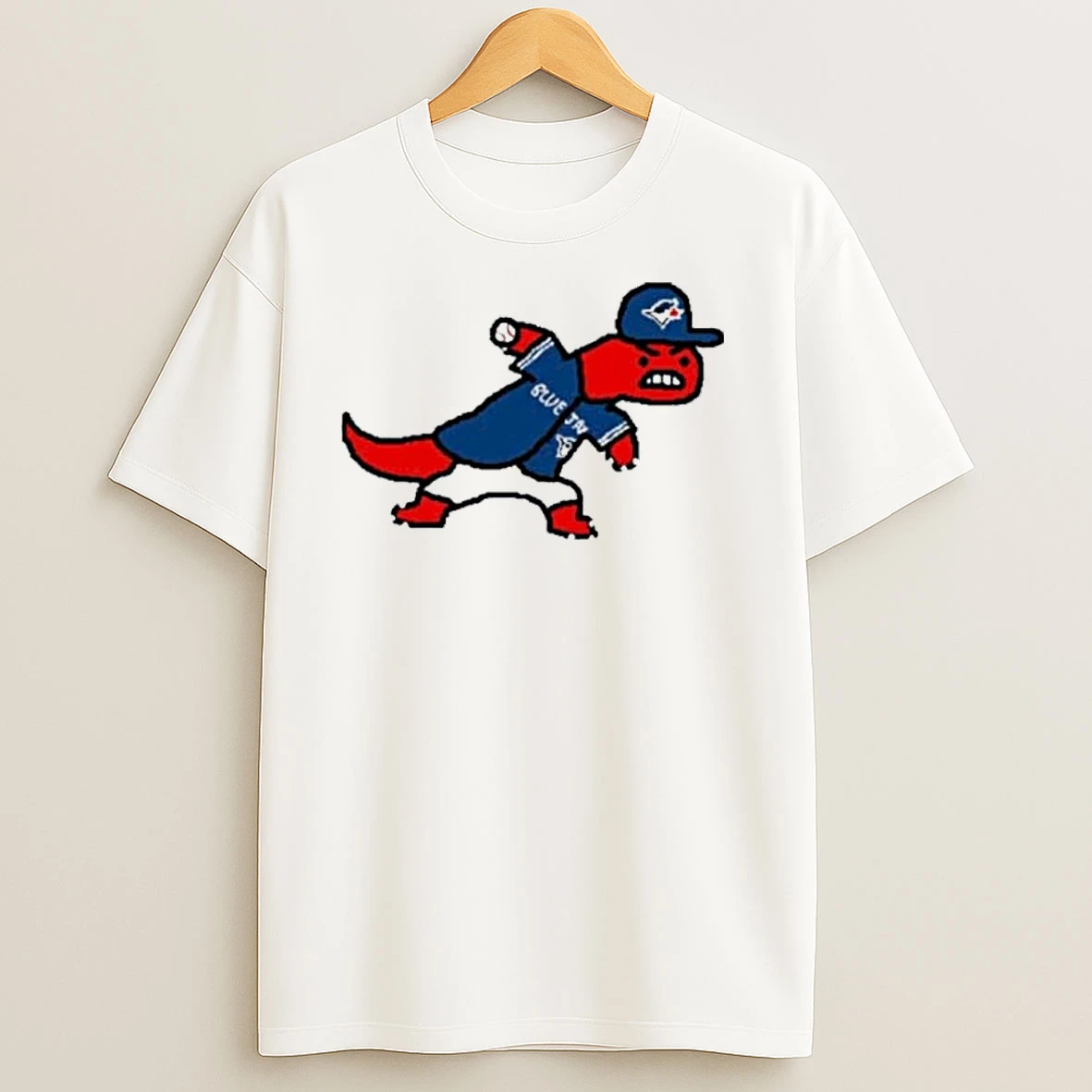 Toronto Raptors X Blue Jays Collab Paint Logo T Shirts