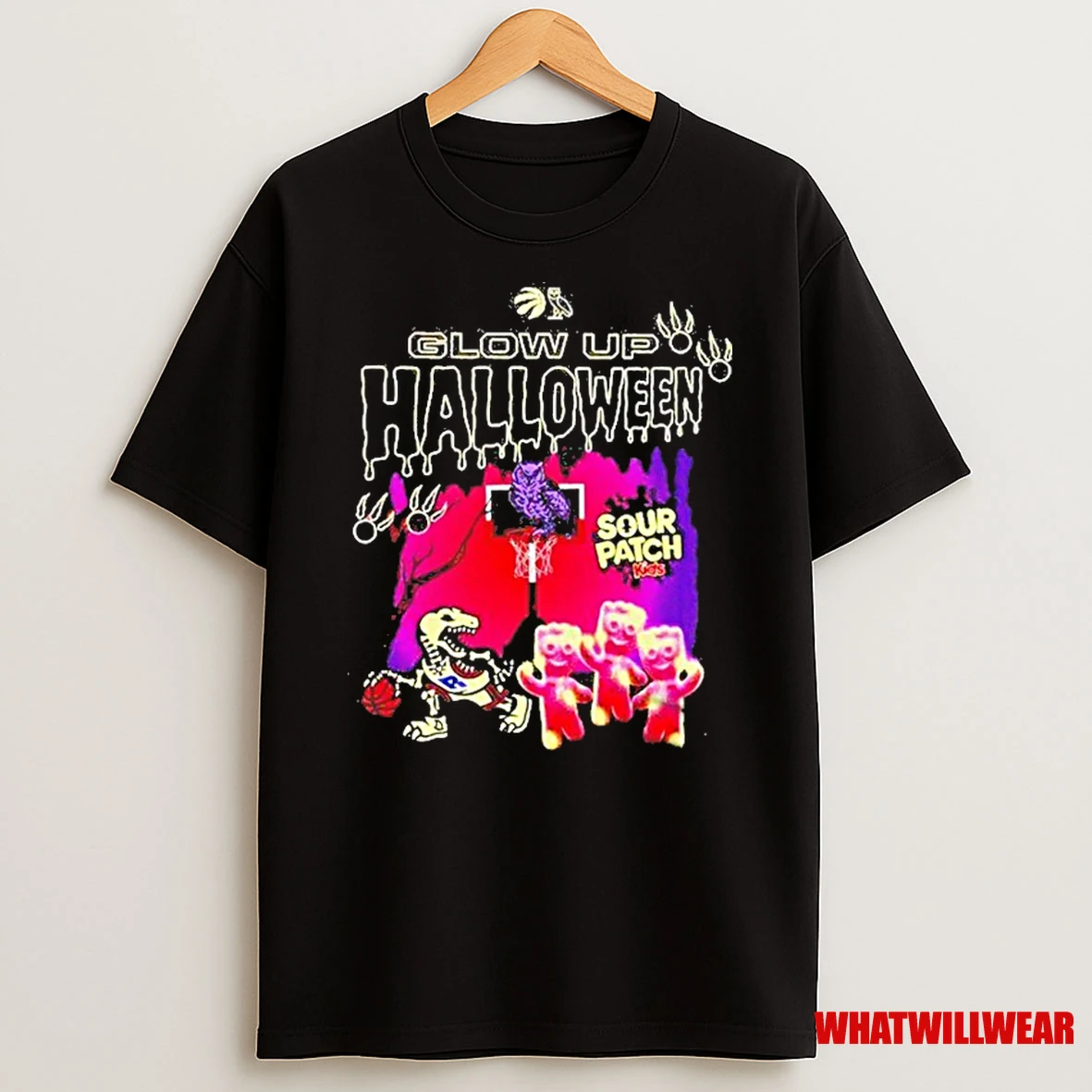 Toronto Raptors X Sour Patch Halloween Glow Up For Spooky Season Shirts