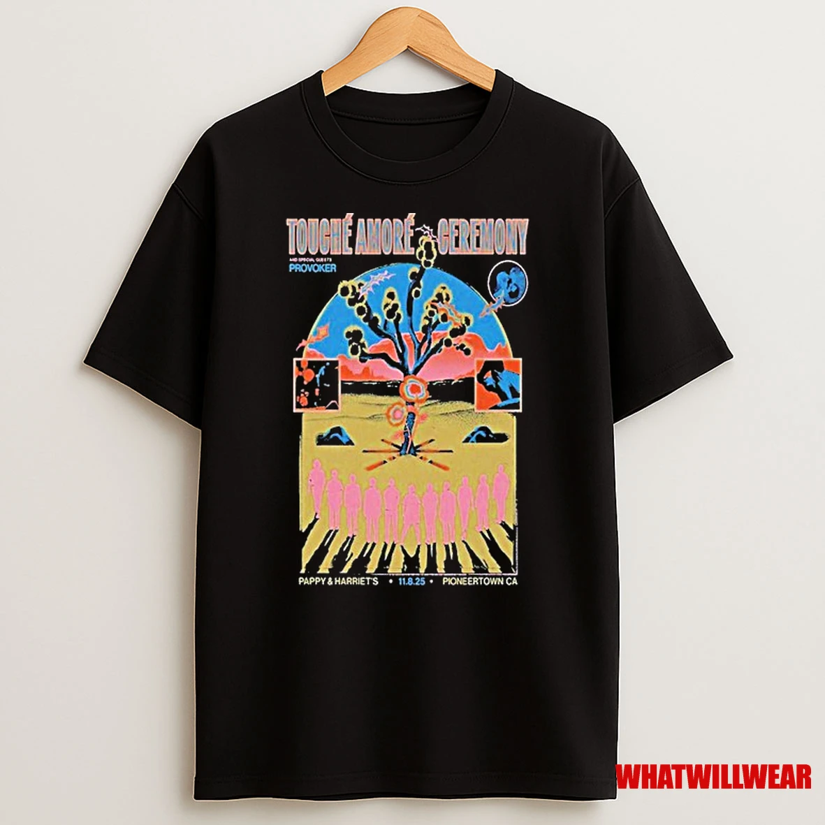 Touche Amore Ceremony Live Concert At Pappy And Harriets In Pioneertown Ca On November 08 2025 Shirts