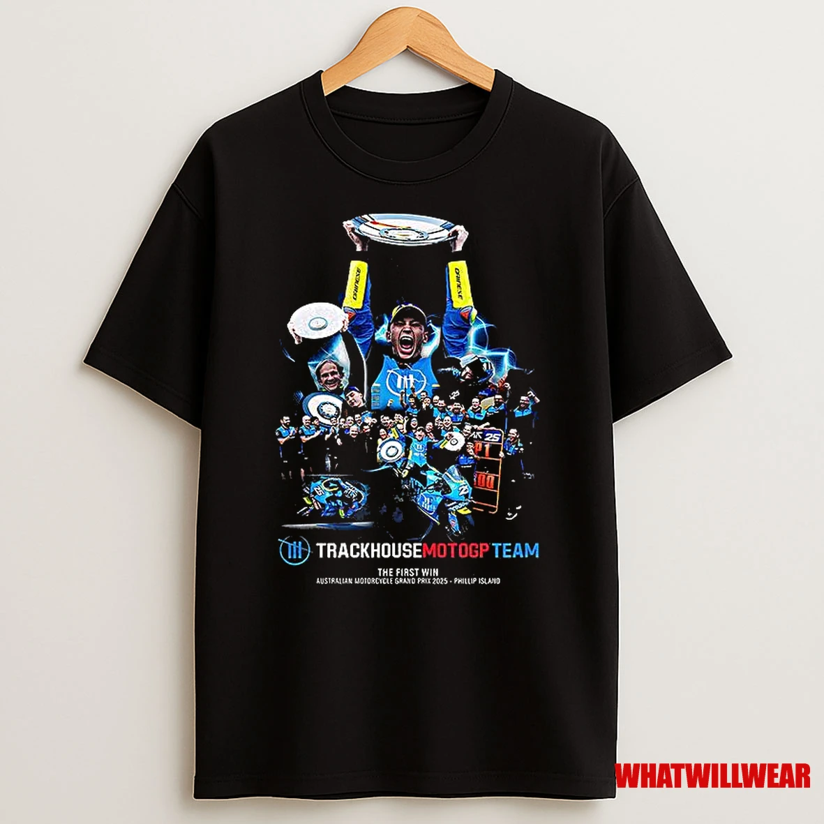 Trackhouse Motogp Team First Win Commemorative Shirts