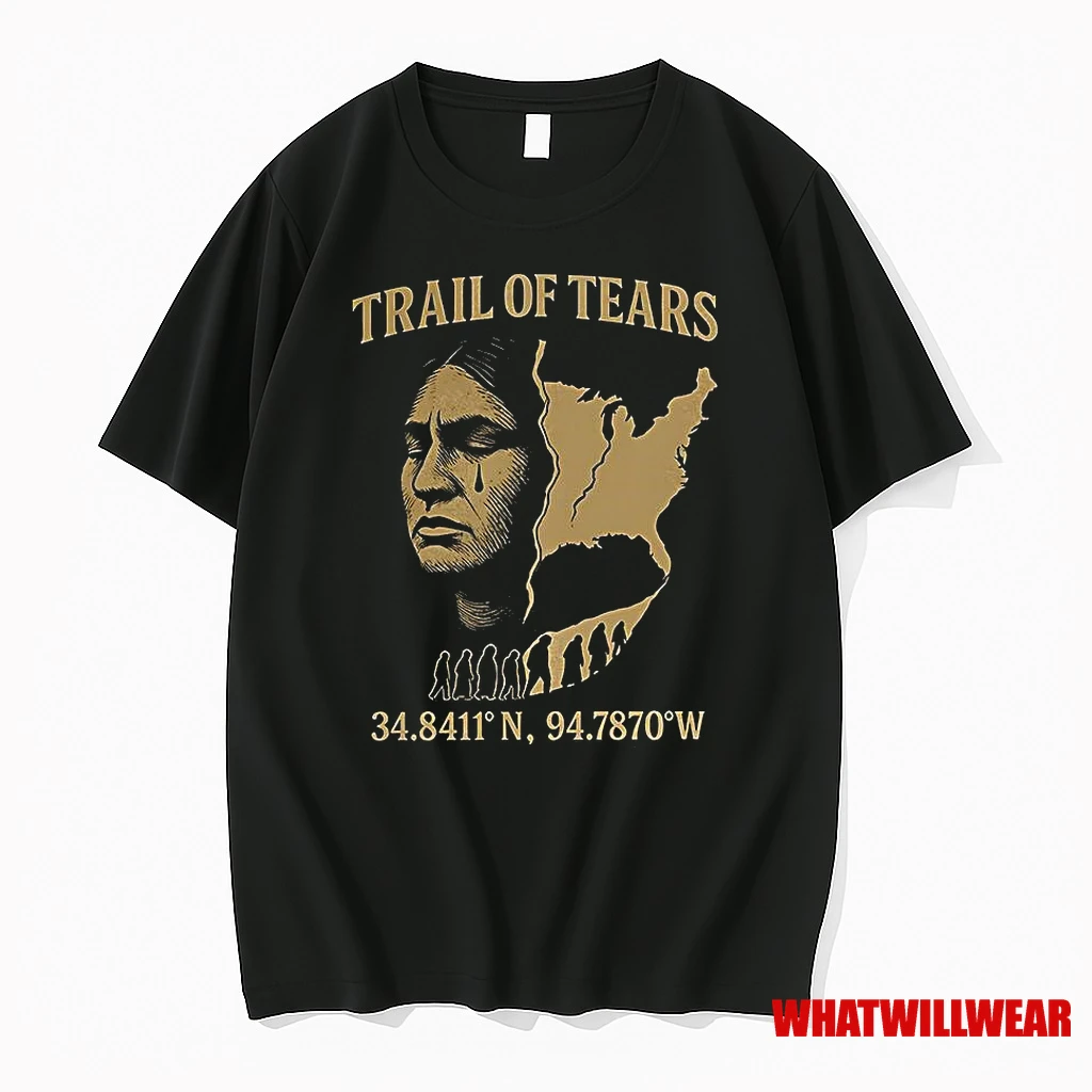 Trail Of Tears Native Americans Oklahoma Shirts