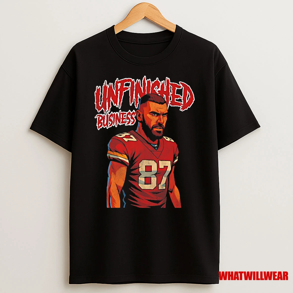 Travis Kelce Kansas City Chiefs Unfinished Business Shirts