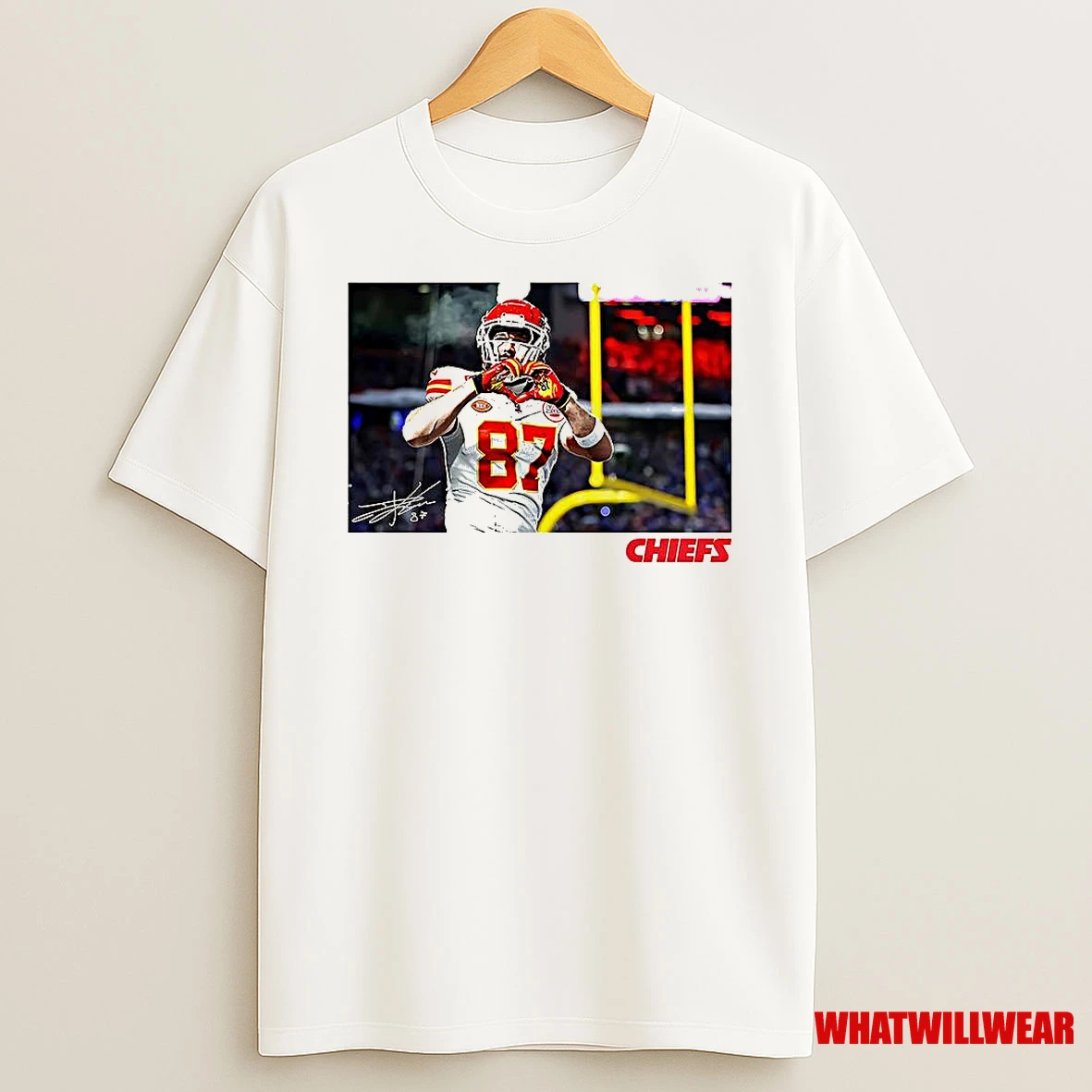 Travis Kelce Kansas City Chiefs Football Heart Signature Shirts