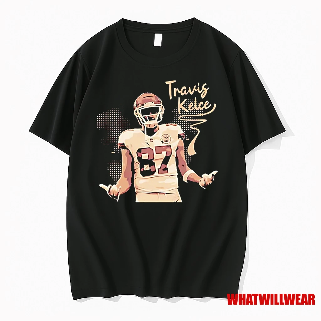 Travis Kelce Portrait Kc Chiefs Shirts