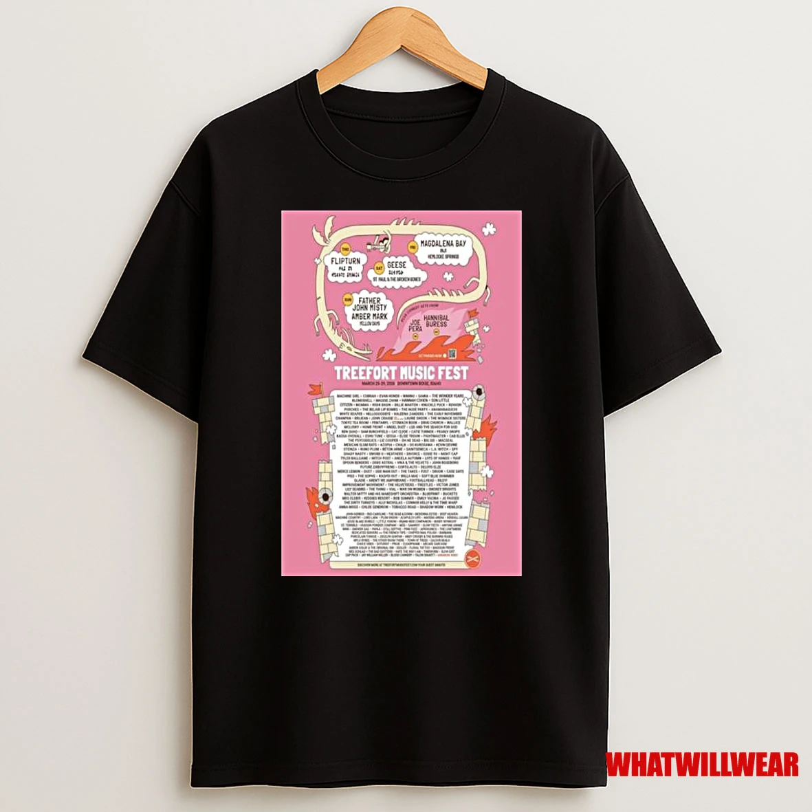 Treefort Music Fest Downtown Boise Id Event March 25 29 2026 Shirts