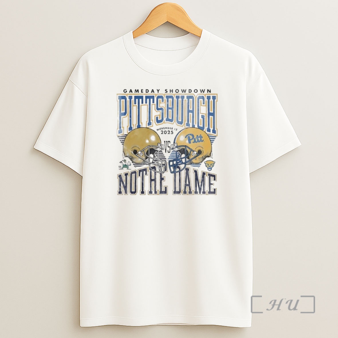 Trending 2025 Gameday Showdown Pitt Panthers Vs Notre Dame Fighting Irish Premium Shirt Sweatshirt Tee