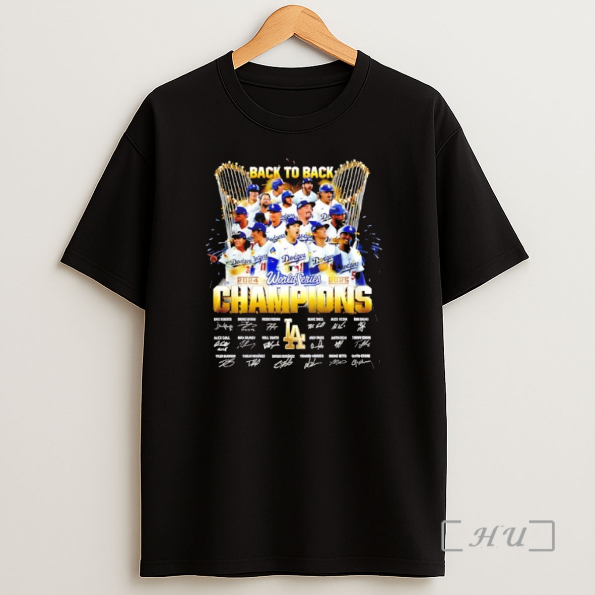 Trending 2025 World Series Champions Los Angeles Dodgers Back2back Signatures Premium Shirt Sweatshirt Tee