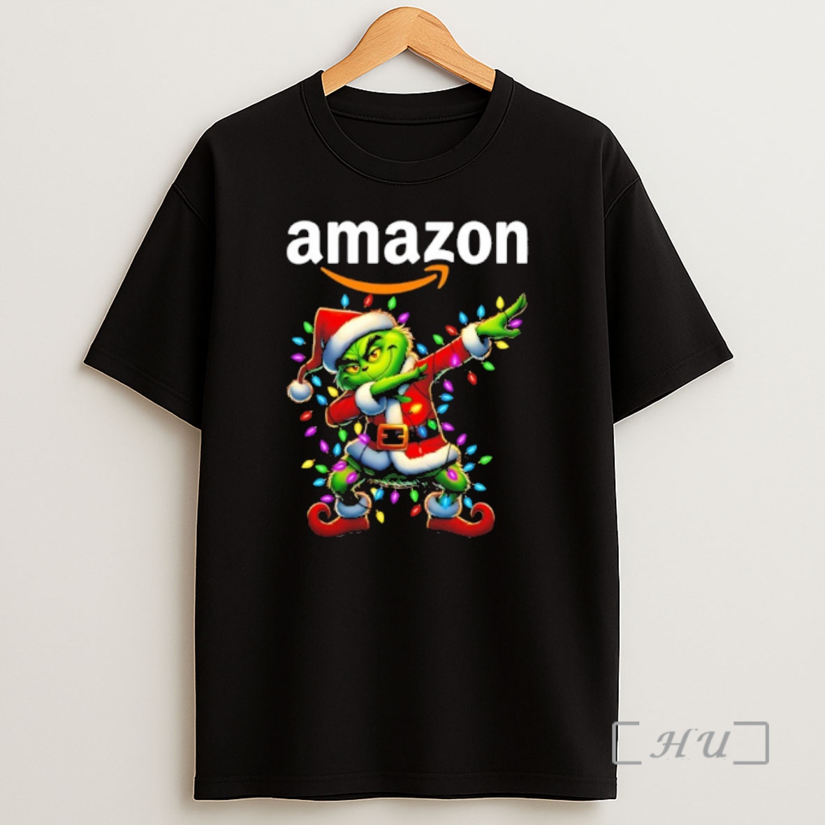 Trending Amazon X Grinch Dabbing Christmas 2025 Premium Shirt Sweatshirt Tee