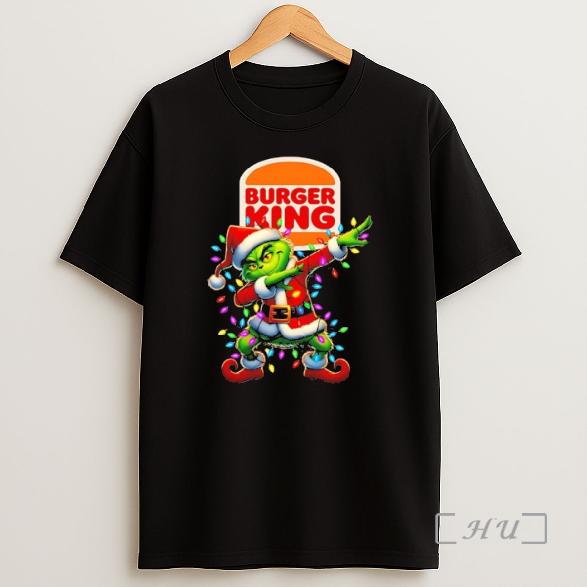 Trending Burger King X Grinch Dabbing Christmas 2025 Premium Shirt Sweatshirt Tee