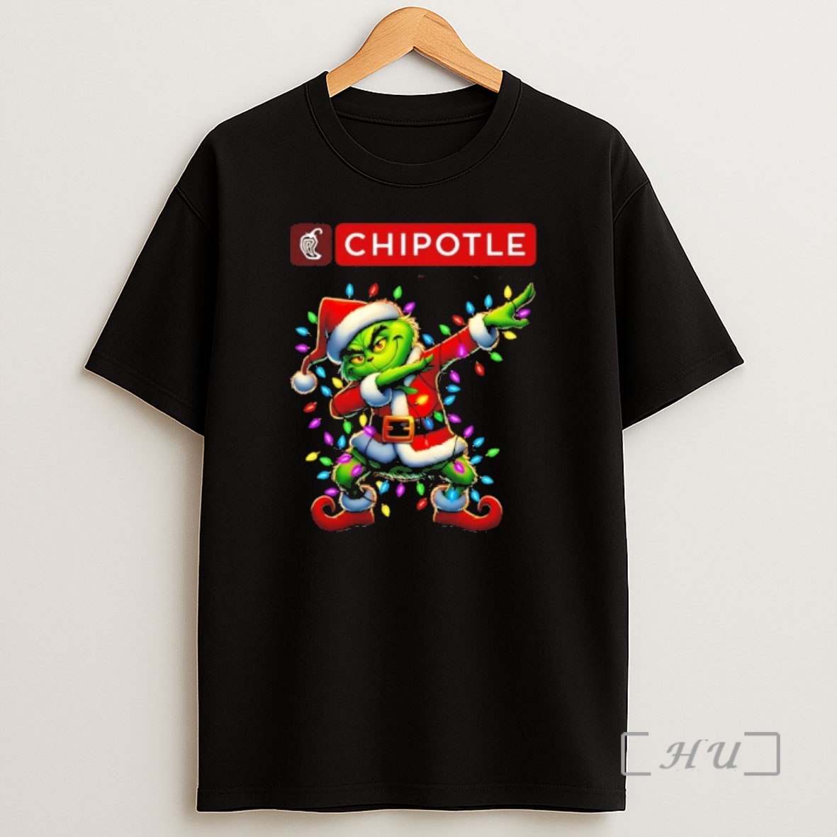 Trending Chipotle X Grinch Dabbing Christmas 2025 Premium Shirt Sweatshirt Tee