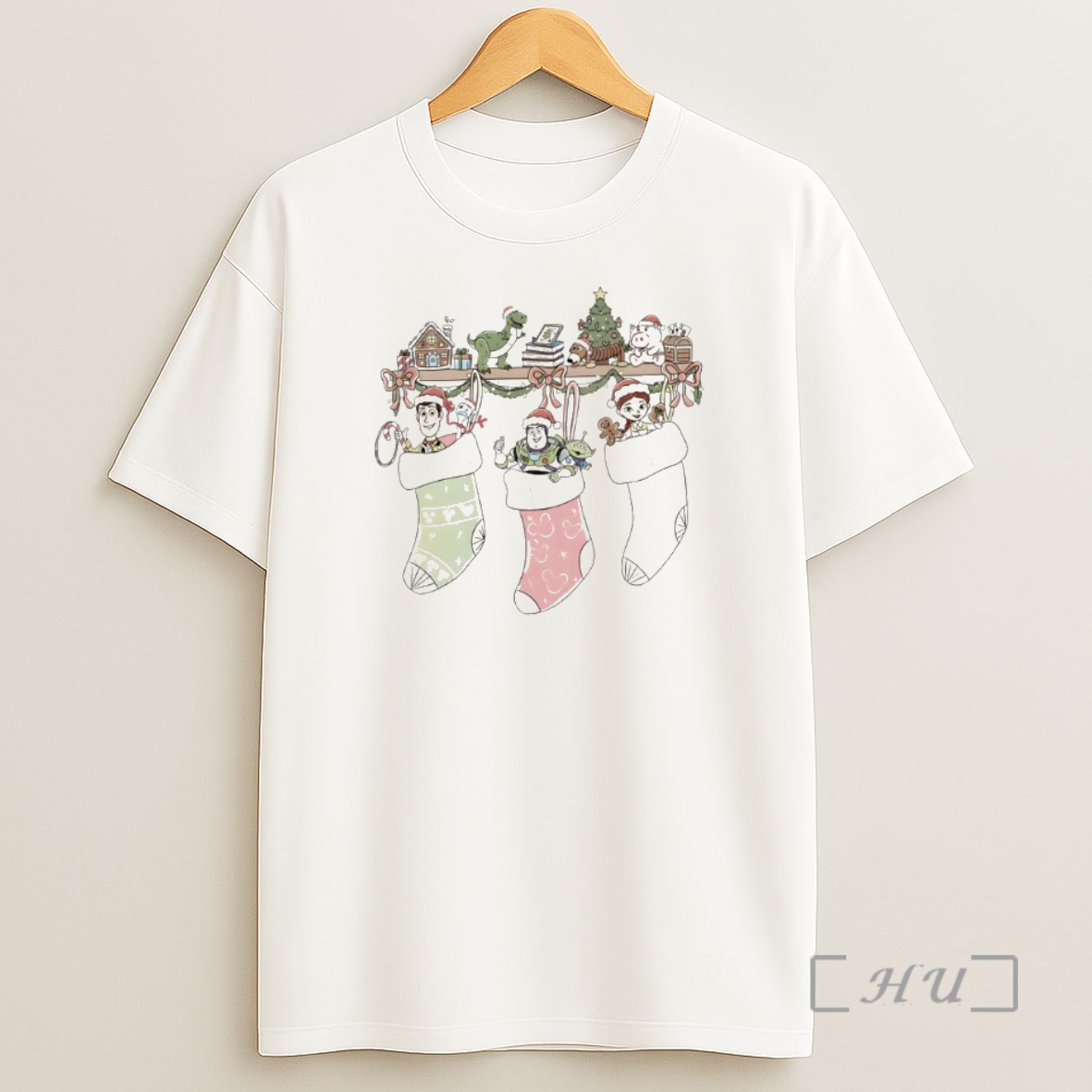 Trending Disney Pixar Toy Story Group Stockings Christmas Premium Shirt Sweatshirt Tee