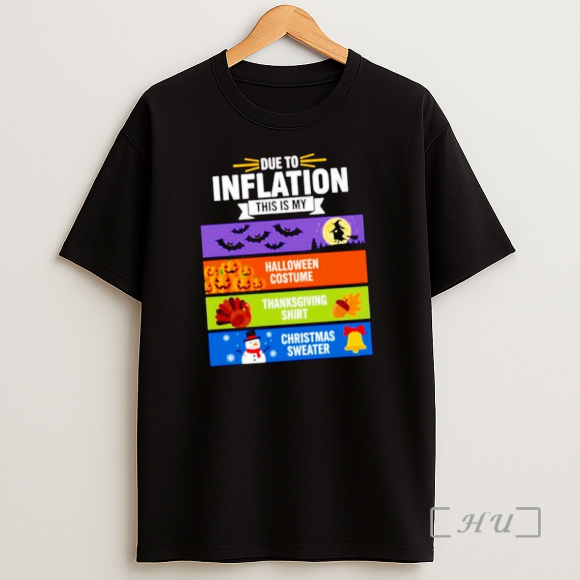 Trending Due To Inflation This Is My Halloween Thanksgiving Christmas Premium Shirt Sweatshirt Tee