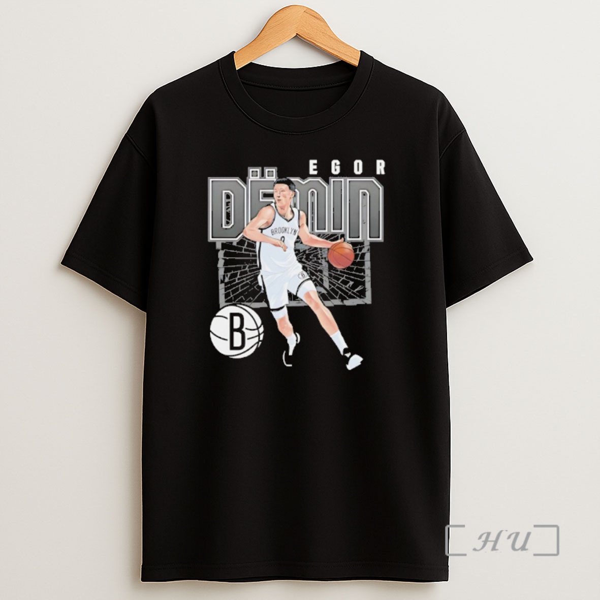 Trending Egor Demin Brooklyn Nets Shattered Premium Shirt Sweatshirt Tee