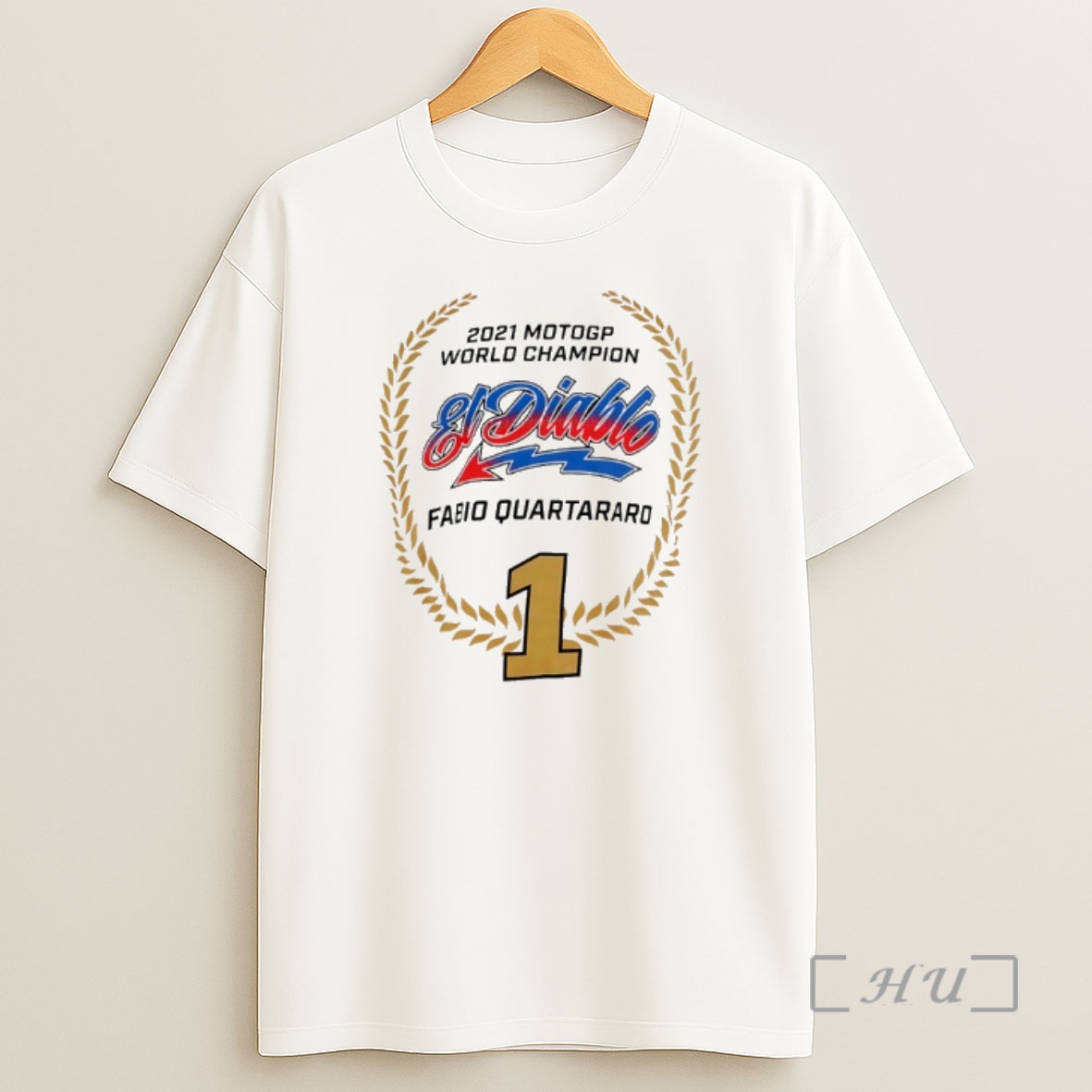 Trending El Diablo Fabio Quartararo 2021 Team World Championship Signed Premium Shirt Sweatshirt Tee