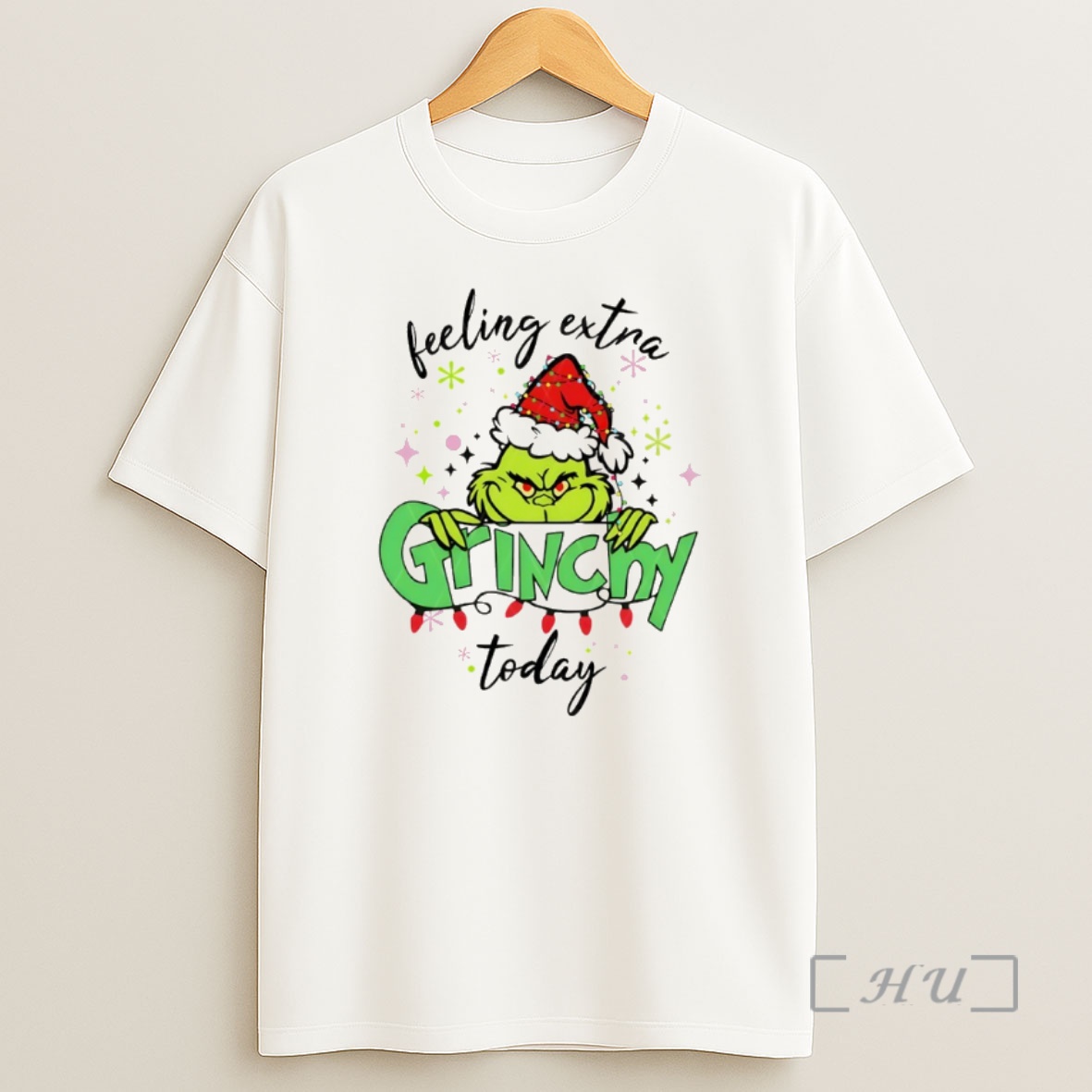 Trending Feeling Extra Grincy Today Christmas Premium Shirt Sweatshirt Tee