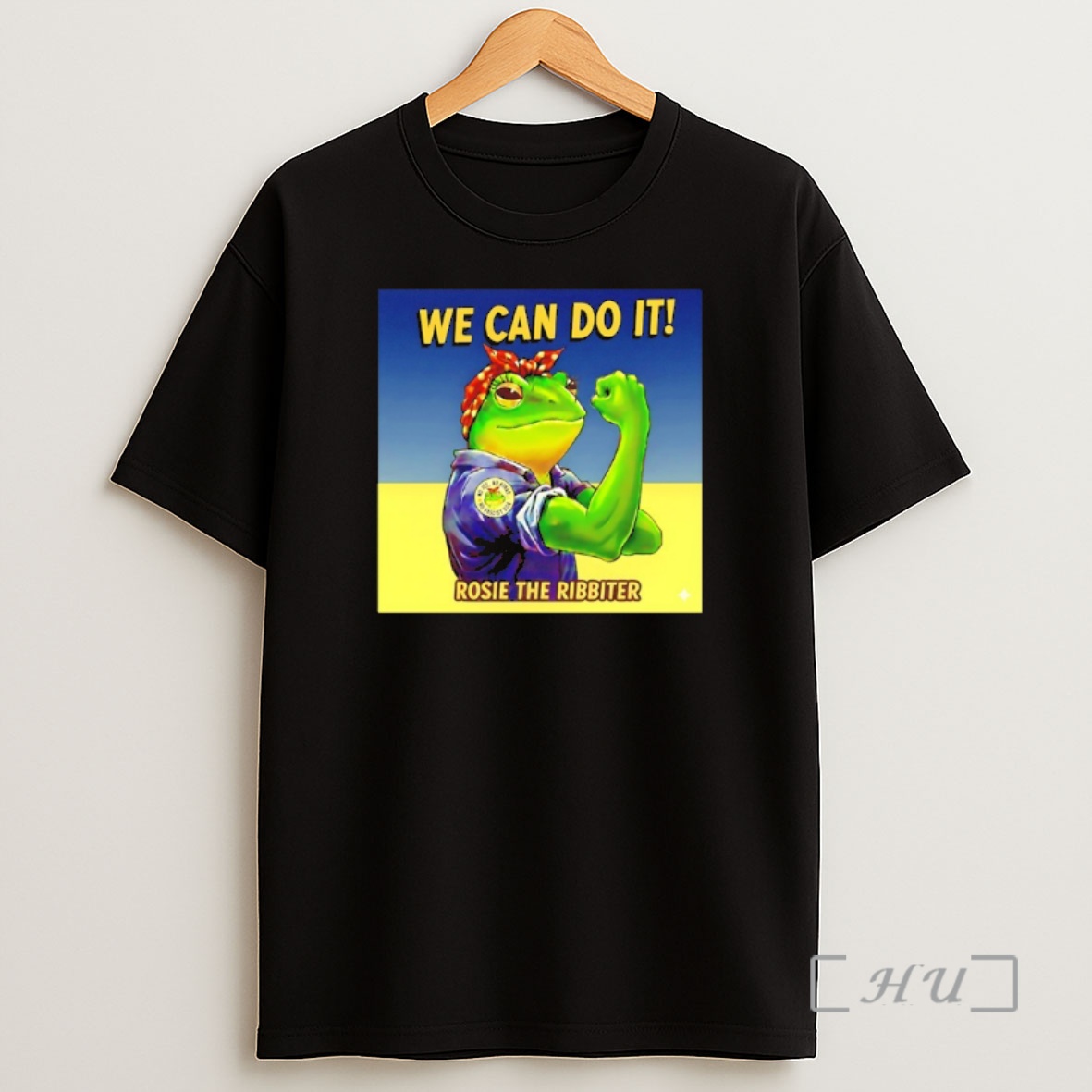 Trending Frog We Can Do It Rosie The Ribbiter Premium Shirt Sweatshirt Tee