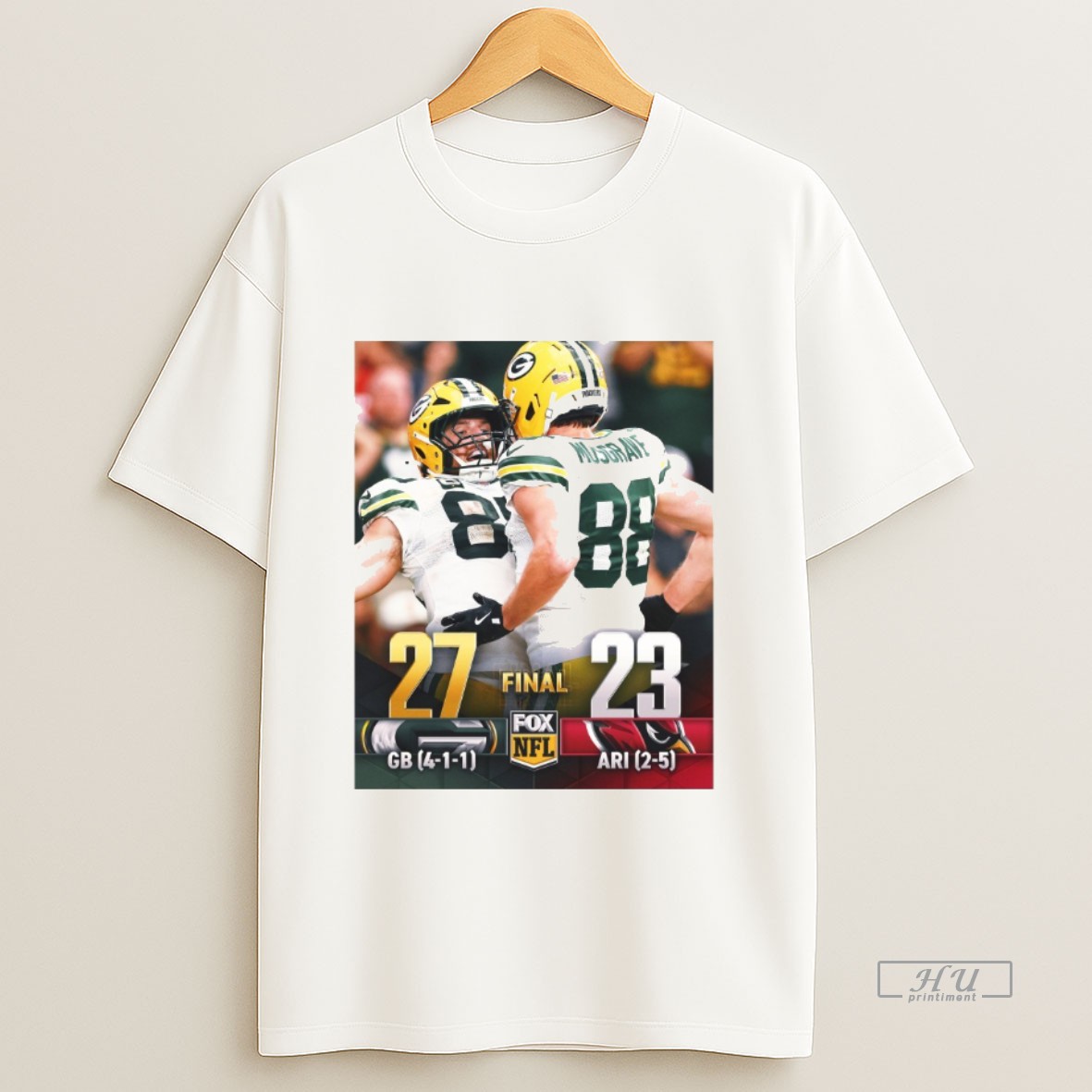 Trending Green Bay Packers Vs Arizona Cardinals Final Score 27 23 Nfl Game Sweatshirt Tee Shirt