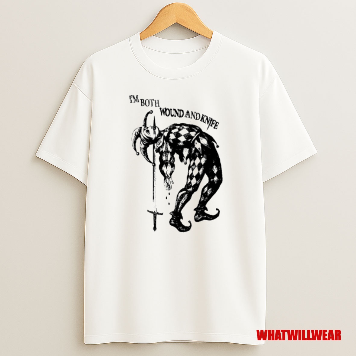 Trending Harlequin Im Both Wound And Knife Premium Shirt Sweatshirt Tee