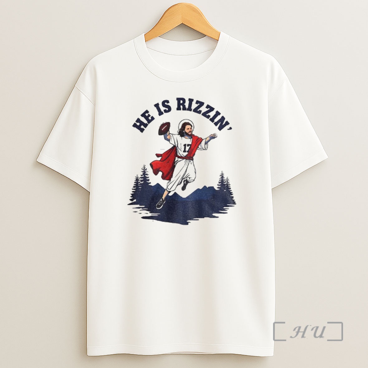Trending He Is Rizzin Josh Allen Jesus Buffalo Bills Nfl Football 2025 Bills Mafia Gift Premium Shirt Sweatshirt Tee
