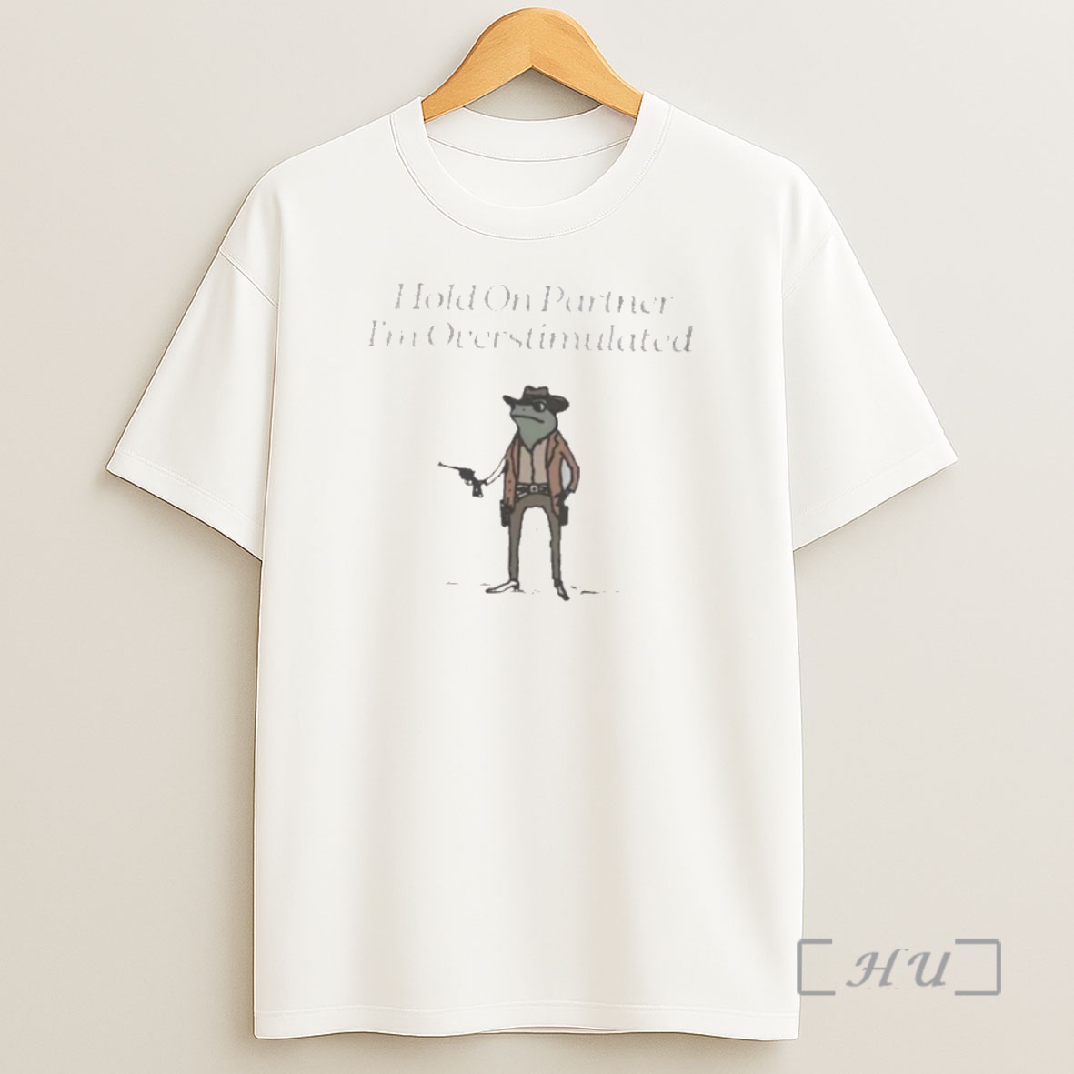 Trending Hold On Im Overstimulated Frog Premium Shirt Sweatshirt Tee