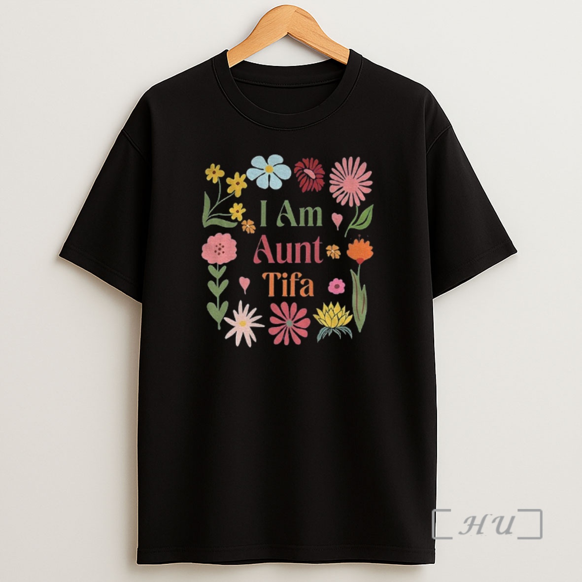 Trending I Am Aunt Tifa Anti Trump Floral Vintage Premium Shirt Sweatshirt Tee