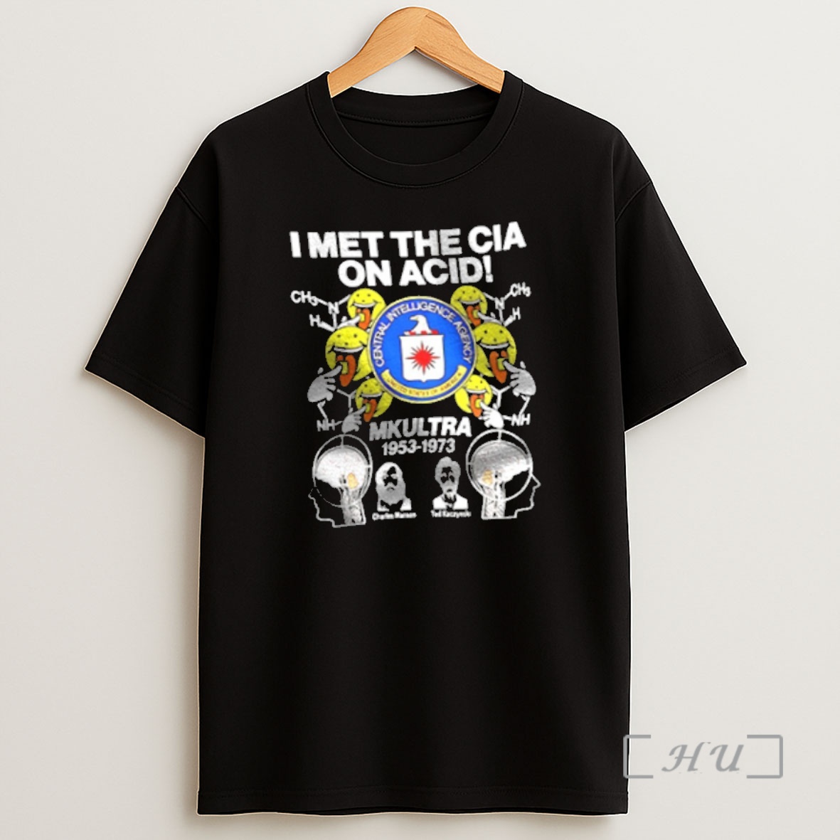 Trending I Met The Cia On Acid Mkultra Central Intelligence Agency Premium Shirt Sweatshirt Tee