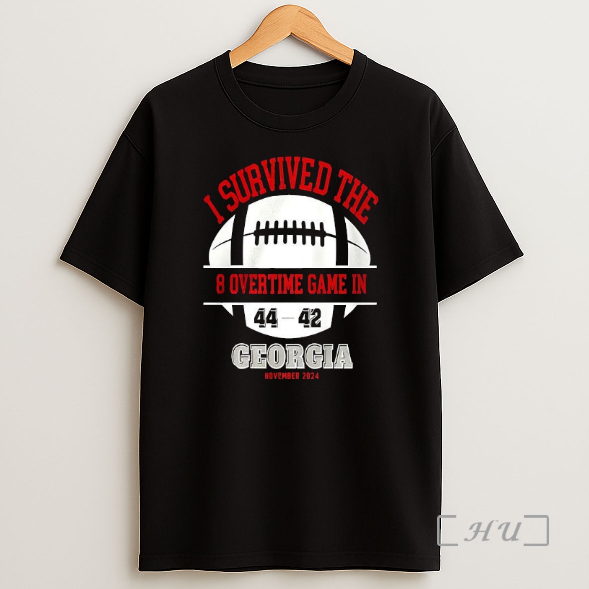 Trending I Survived The 8 Overtime Game In Georgia Beat Texas Premium Shirt Sweatshirt Tee