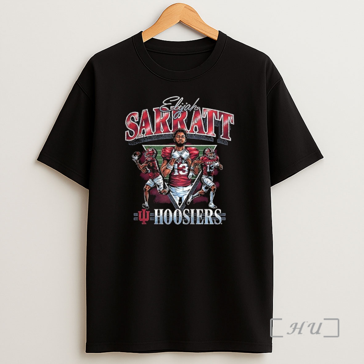 Trending Indiana Hoosiers 13 Elijah Sarratt Graphic Premium Shirt Sweatshirt Tee