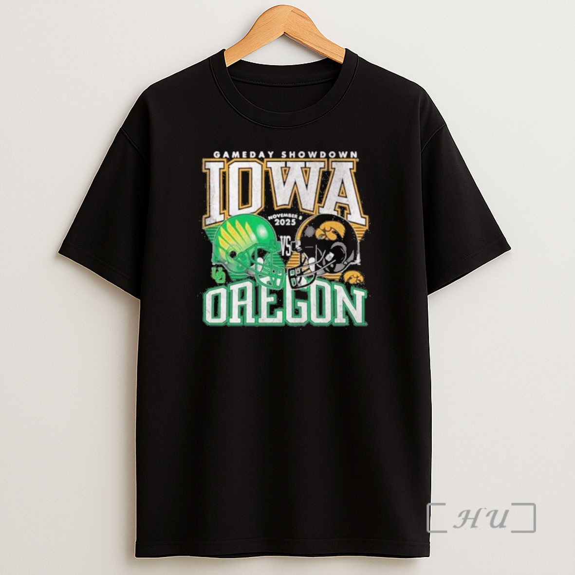 Trending Iowa Hawkeyes Vs Oregon Ducks 2025 Gameday Showdown Premium Shirt Sweatshirt Tee