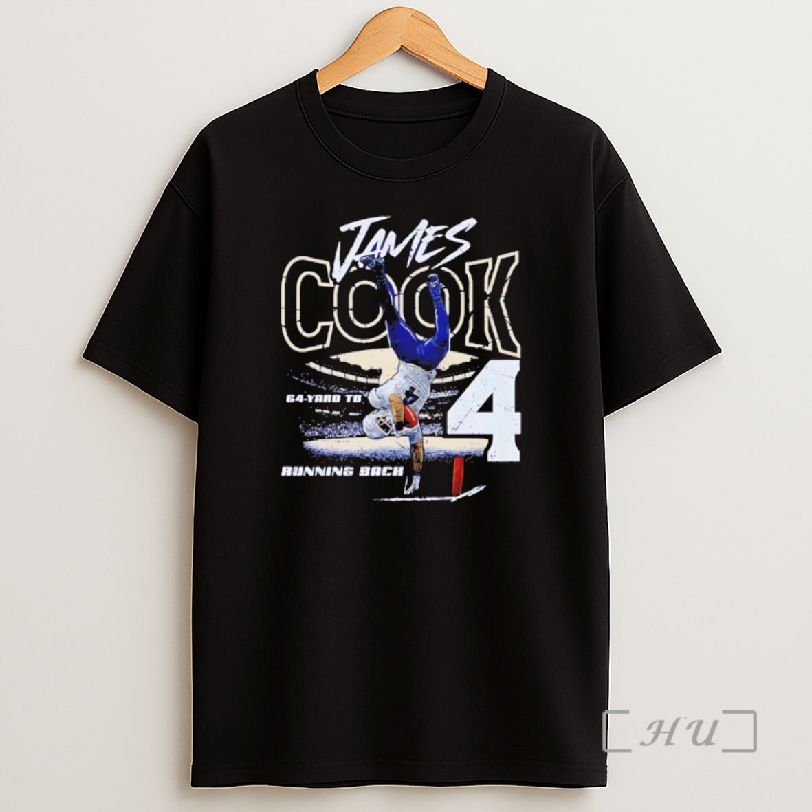 Trending James Cook 4 Buffalo Bills 64 Yard Td Running Back Premium Shirt Sweatshirt Tee