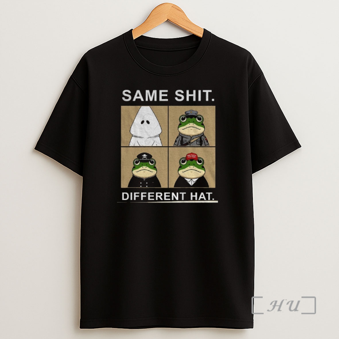 Trending Kkk Portland Frog Same Shit Different Hat Anti Trump Political Premium Shirt Sweatshirt Tee