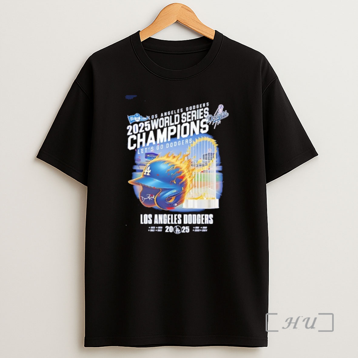Trending La Dodgers 2025 World Series Champions Lets Go Dodgers Helmets Premium Shirt Sweatshirt Tee