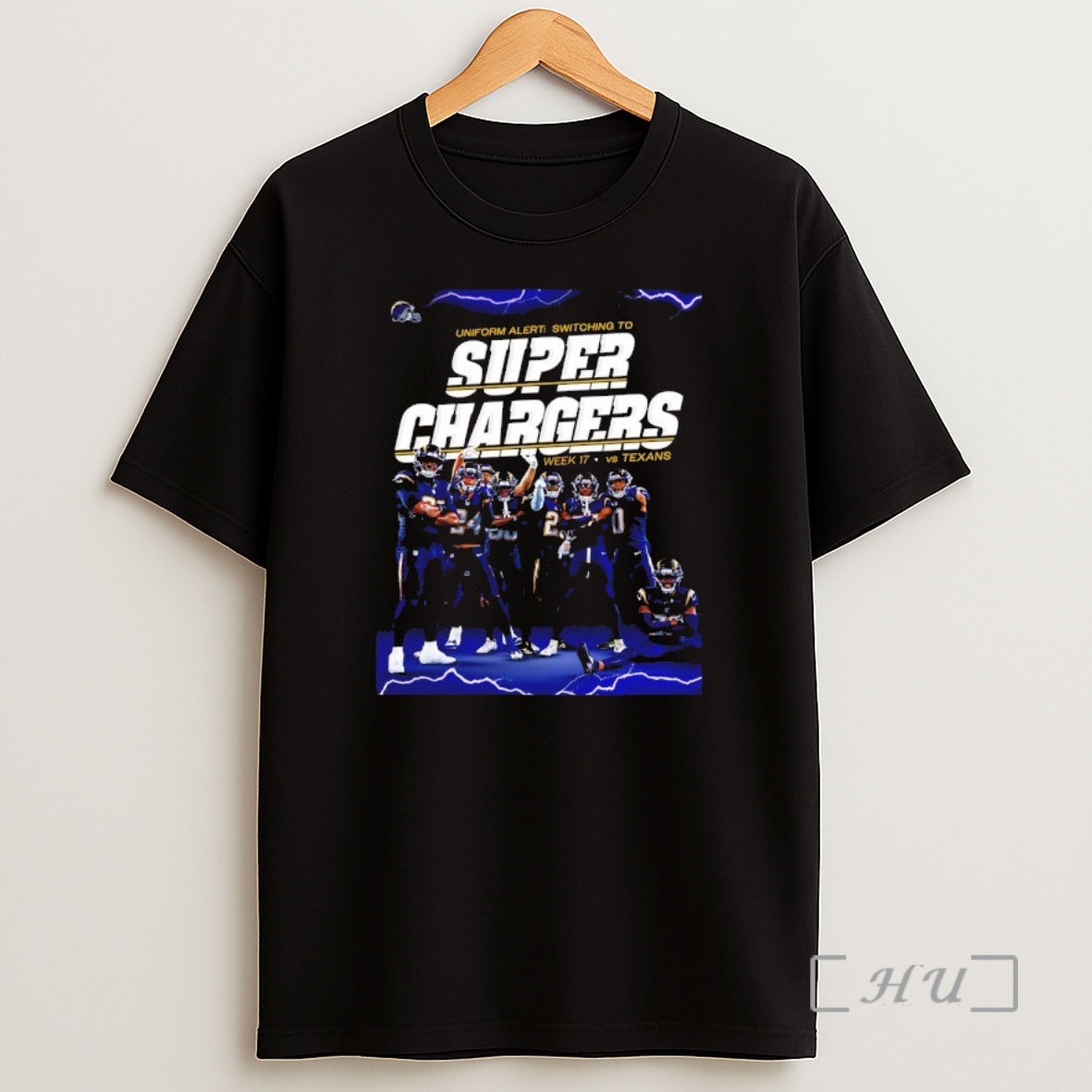 Trending Los Angeles Chargers Super Chargers Week 7 Vs Texans Graphic Premium Shirt Sweatshirt Tee