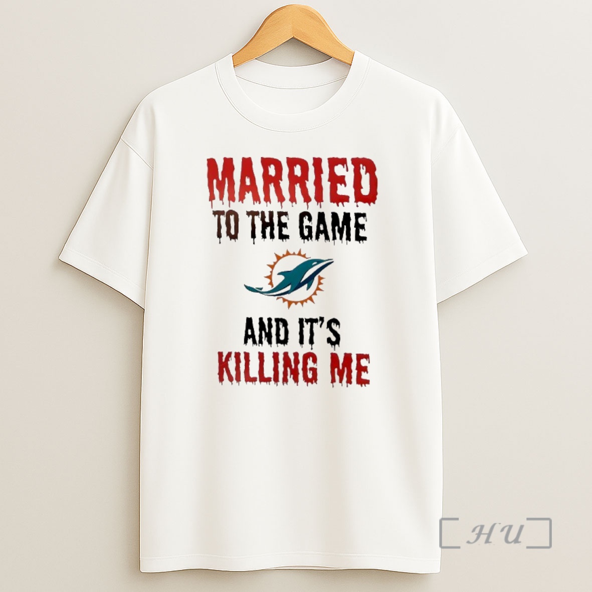 Trending Married To The Game And Its Killing Me Miami Dolphins Premium Shirt Sweatshirt Tee