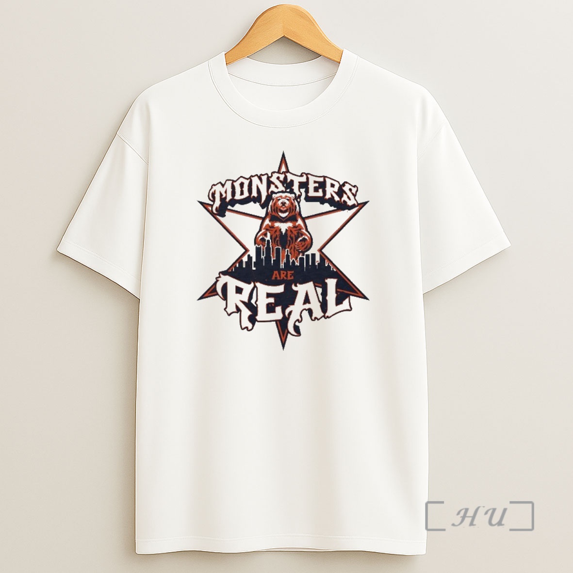 Trending Monsters Are Real Chicago Bears Star Premium Shirt Sweatshirt Tee