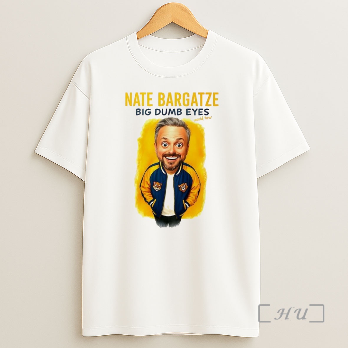 Trending Nate Bargatze Big Dumb Eyes Cartoon Premium Shirt Sweatshirt Tee