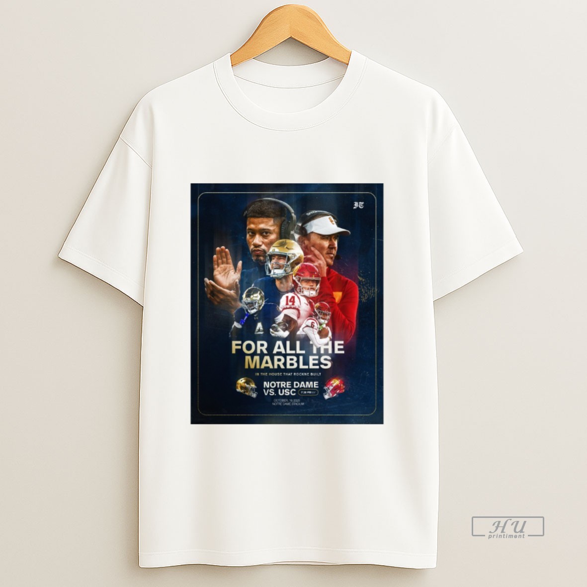 Trending Notre Dame Vs Usc For All The Marbles October 18 2025 Notre Dame Stadium Sweatshirt Tee Shirt