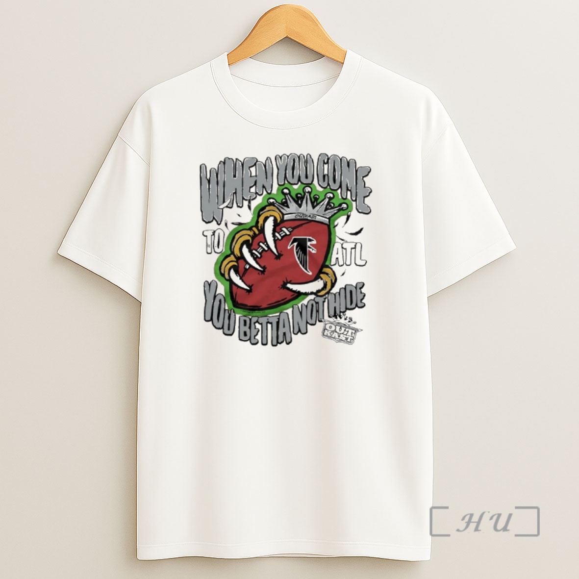 Trending Outkast X Atlanta Falcons When You Come You Betta Not Hide Premium Shirt Sweatshirt Tee