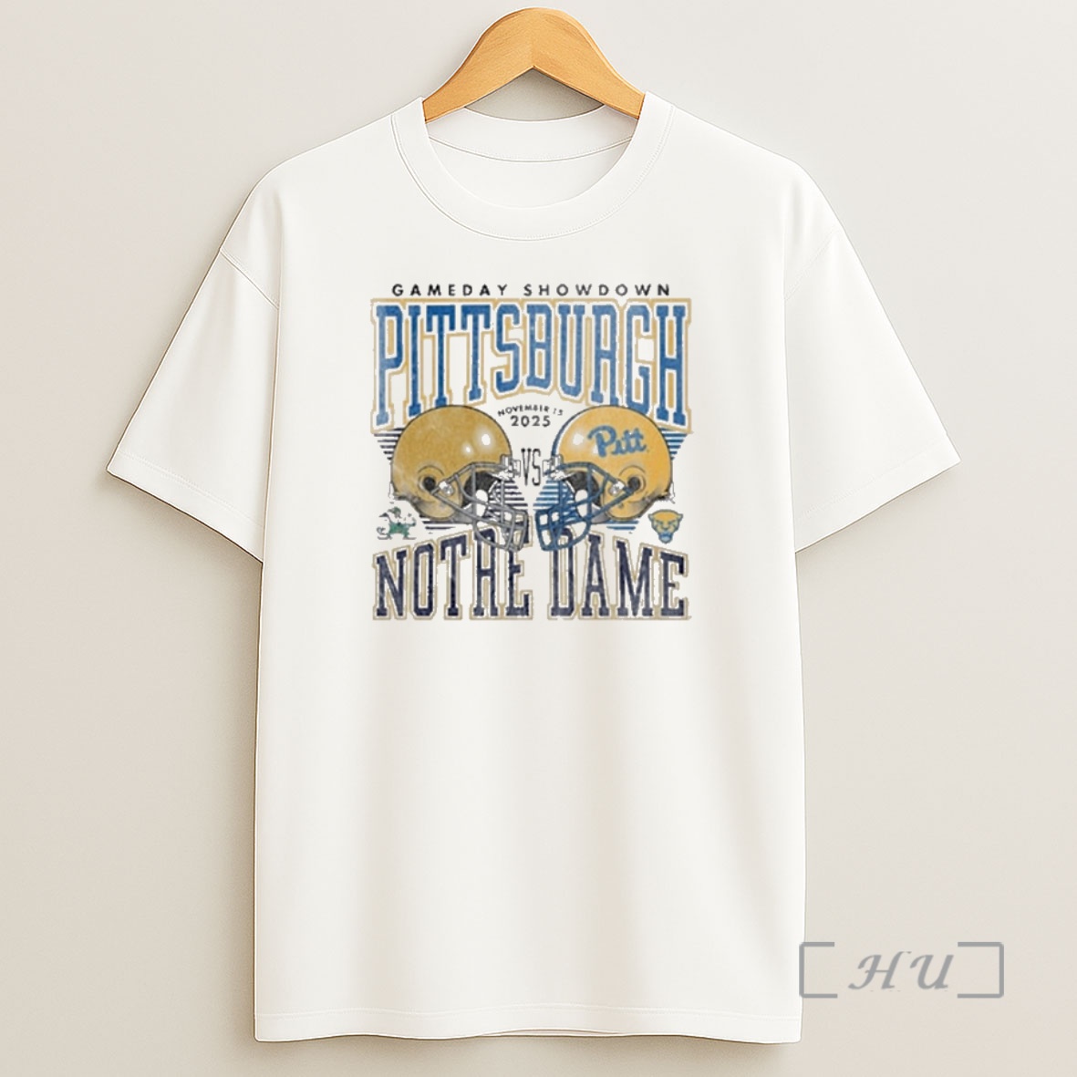 Trending Pitt Panthers Football Vs Notre Dame Fighting Irish Gameday Showdown November 15 2025 Helmet Premium Shirt Sweatshirt Tee