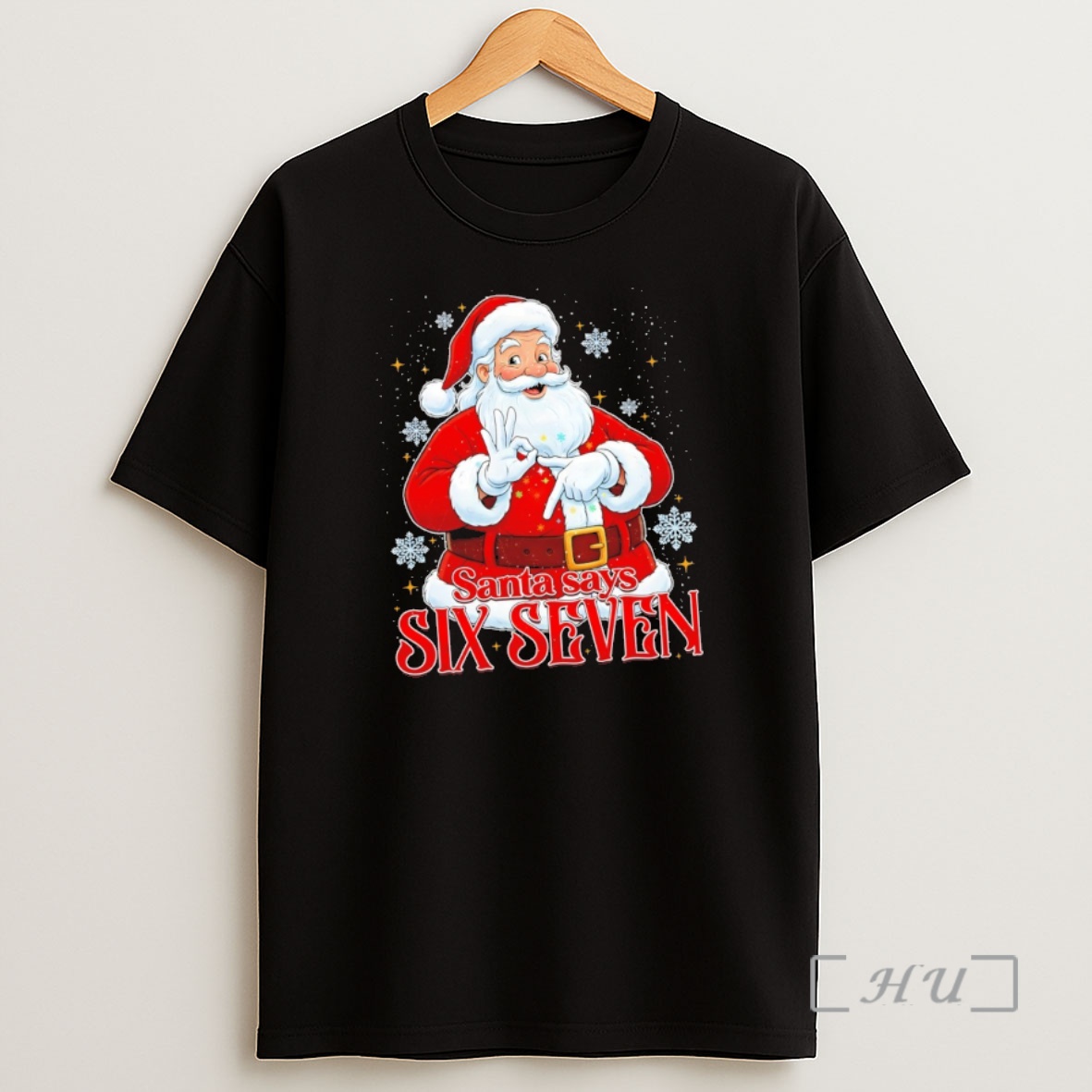 Trending Santa Claus Santa Says Funny Six Seven Meme Christmas 2025 Premium Shirt Sweatshirt Tee