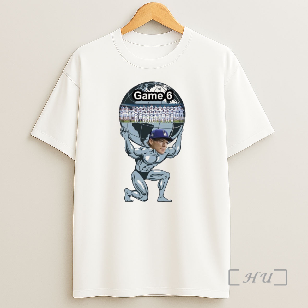 Trending Shohei Ohtani Los Angeles Dodgers Mlb Figure Atlas Game 6 Meme Premium Shirt Sweatshirt Tee