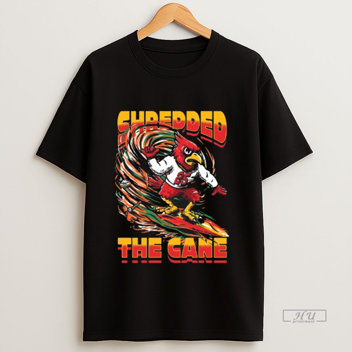 Trending Shredded The Cane Louisville Cardinals Defeats Miami Hurricanes Sweatshirt Tee Shirt