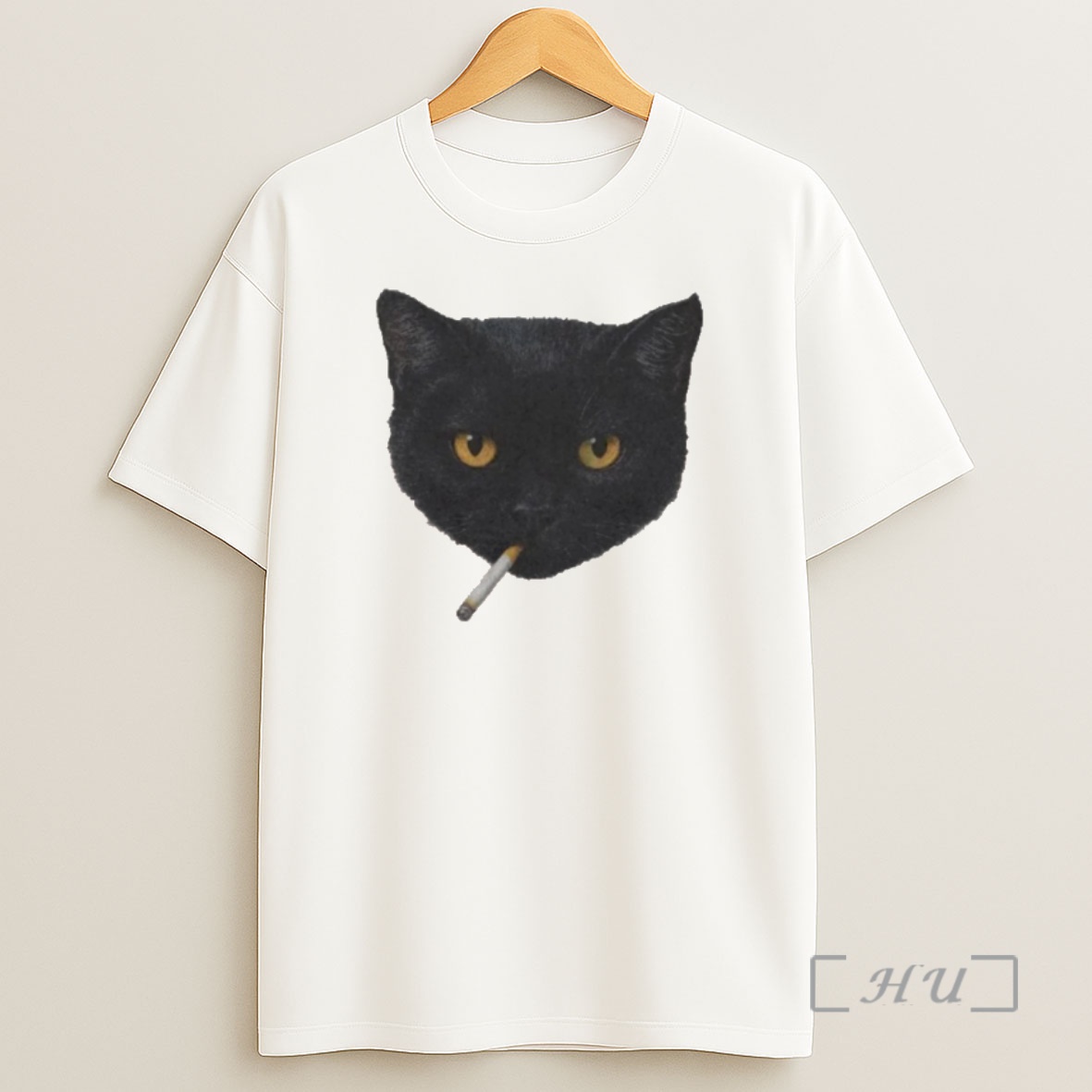 Trending Smoking Black Cat Premium Shirt Sweatshirt Tee