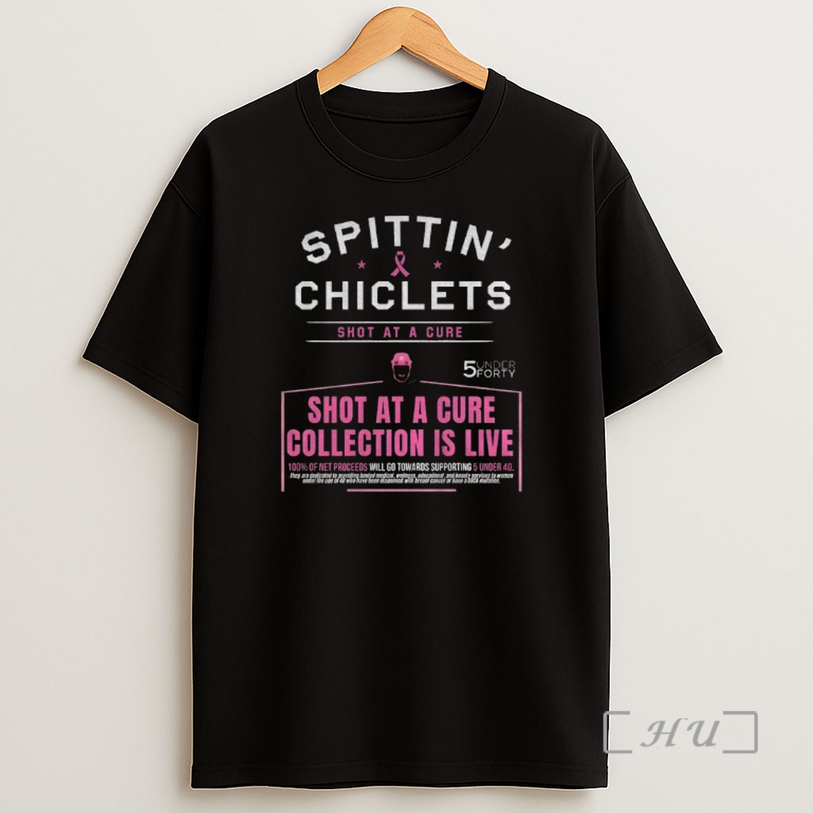 Trending Spittin Chiclets Shot At A Cure 5 Under Forty Shot At A Cure Is Live Logo Premium Shirt Sweatshirt Tee