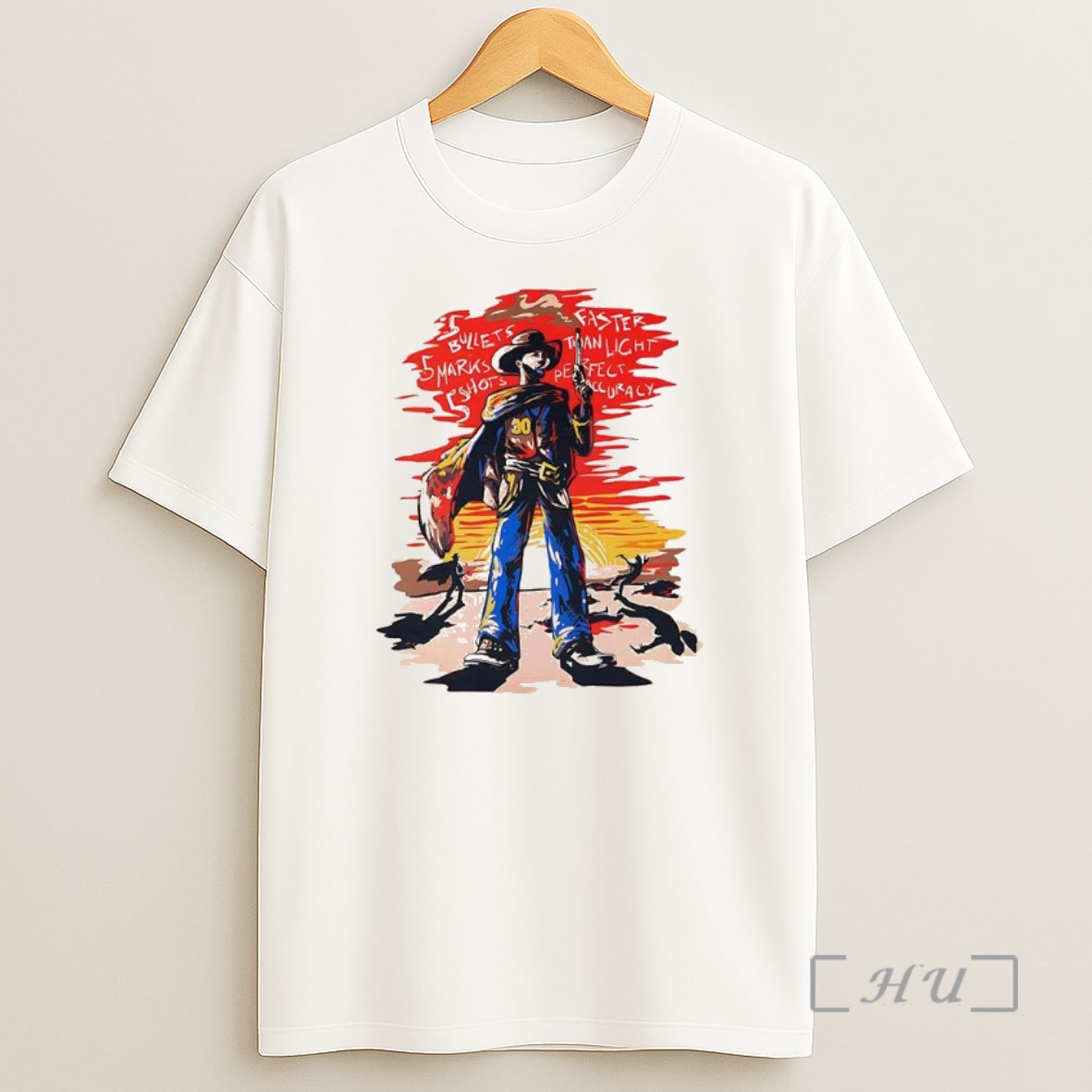 Trending Stephen Curry The Western Gunslinger Premium Shirt Sweatshirt Tee