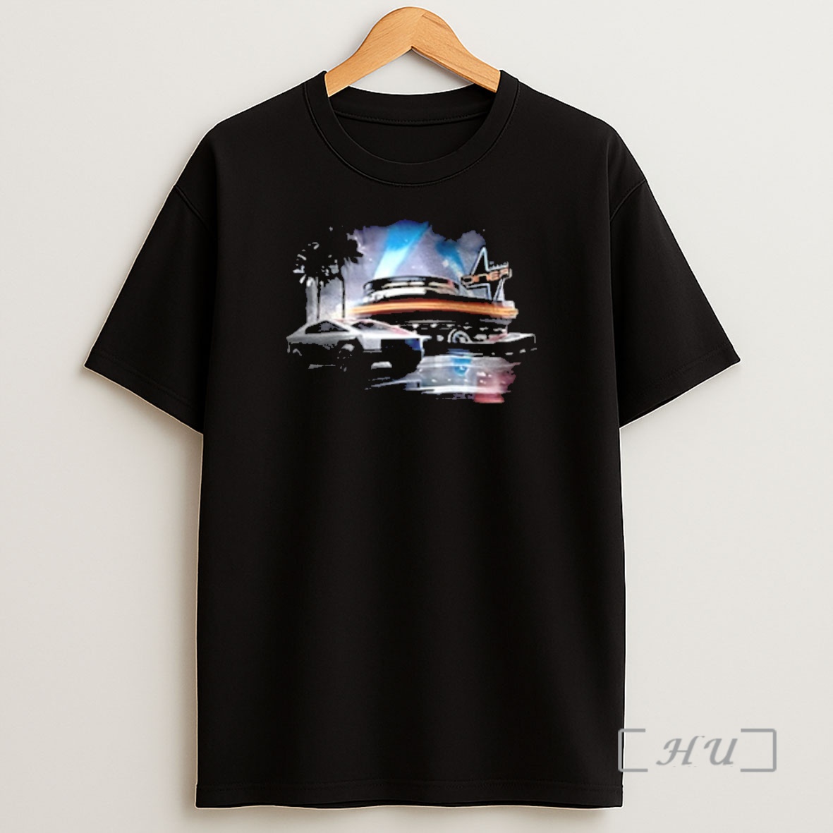 Trending Tesla Hollywood Retro Premium Shirt Sweatshirt Tee